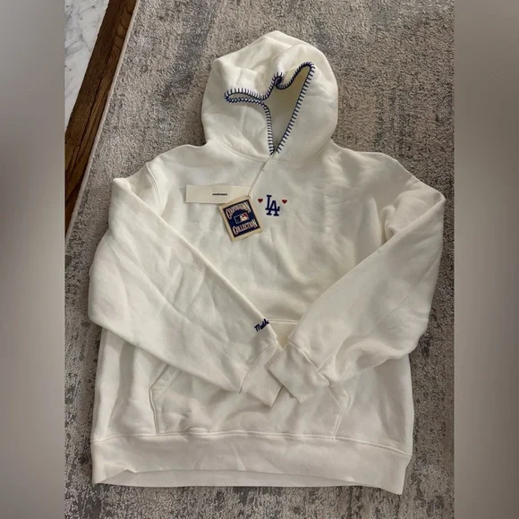 Madhappy Dodgers Heart Fleece Hoodie - Picture 5 of 9